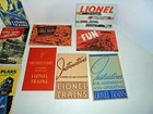 Lionel Lot Of Vintage Rare O Gauge Train Booklets Candid Camera   More Very Nice