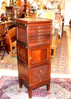 American Antique Tiger Oak Stacking Library File Cabinet