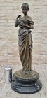 Elegant Grecian Goddess Classic Beauty Art Bronze Marble Statue Sculpture Gift