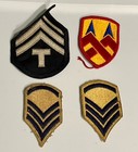 Vintage Lot Of 44 Usa Us Military Patches  Pins  Buttons World War Ii   Others