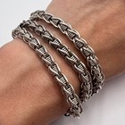 Rare Vintage Sterling Silver 925 Chain Necklace Jewelry Hook Clasp Unisex 50cm