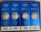 New Callaway Erc Soft Triple Track 2023 Golf Balls White 1 Dozen 