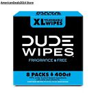 Dude Wipes  Flushable Wipes  Extra Large And Fragrance-free Wipes  400 Ct  