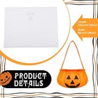 Halloween Ghost Dog Costume And Halloween Bucket  For Medium Large Dogs