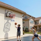Wall Mount Basketball Hoop 44  Pc Backboard Solid Steel Indoor Outdoor
