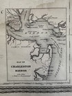 North   South Carolina W  Charleston Inset  1870 Johnson Large Hand Colored Map