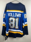 St  Louis Blues Fanatics Nhl Breakaway Jersey Holloway  81 Men   s Size L