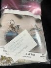 Vintage  Tiny Treasure Beaded Satin Christmas Ornament Kit Makes 4