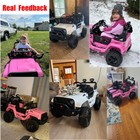 12v Ride On Car Electric Vehicles Kid Truck W  Remote Control Spring Suspension