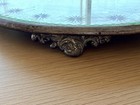 Rockford Silver Plate Co Mirrored 14    Antique Plate Tray Starburst  1930-40 s