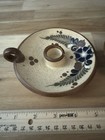 Vintage Mexican Pottery Chamber Candle Holder Taper Handpainted Folk Art Set 2