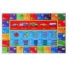 Kids Play Mat Educational Alphabet Letter Abc Numbers Interactive Area Rug Pad