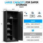 71    Metal Wardrobe Storage Closet Cabinet Clothes Organizer Metal Wardrobe Home