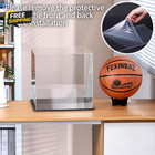 Clear Acrylic Display Case Uv Protected Acrylic Basketball Holder  Display Case