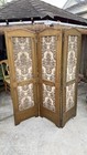 Antique 1925 Weber Funeral Home Mortuary Folding Truck Bier Casket Screen