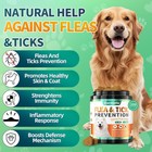 Carmelie Flea And Tick Prevention For 200 Count  pack Of 1   Green Orange