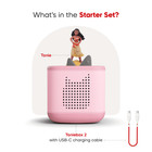 Pink Tonies Toniebox 2 Moana Bundle Kids Audio Story Player