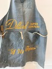 Vintage 50s Dillard Paper Company Denim Advertising Apron If It   s Paper Workwear