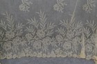 Antique Vintage Lace Chantilly Yards Remnant 43 X 80 In Long White 
