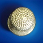 Antique Solid Sterling Silver Thimble 1888 Charles Horner Chester Plain Pattern