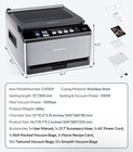 Dualcore Chamber Vacuum Sealer For Liquids   Sous Vide  6l Dual Vacuum Zone New