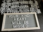 14x7 Inch Letter Board Create Your Own Message Sign W  White Letters Numbers