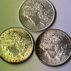 Coin Lot Of Morgan Silver Dollars 1881 1890 1921   1 Circulated  United States