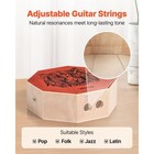 Unique Cajon Box Drum  With Internal Guitar Strings  Portable Wooden Percussion