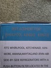 2 Pack Replacement Refrigerator Water Filter For Whirlpool  Kitchenaid  Kenmore 