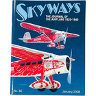 Skyways Magazine 2008 - Issues 85 86 87 - Lot Of 3