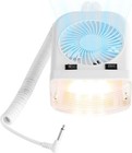 Rv Portable 12v Led Cabin Light And 2-speed Personal Fan Combo - Silent