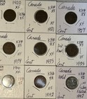 Canada 1920 - 2007 One 1 Small Cent Vf - Bu Condition 61 Coin Lot