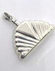 Vintage 925 Sterling Silver Mexico Fluted Perfume snuff Bottle Pendant