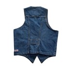 Vintage 1970s Gwg Scrubbies Denim Vest Size 38