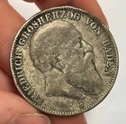 Baden  germany  - 1902-g Large Silver 5 Mark - Scarce   Popular