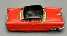Vintage 8  Orange Ichiko Japan Tin Friction Toy Car Lincoln Premiere Tinplate