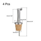 4pack Auto Flip Olive Oil Spout For Pours Liquid Olive Oil Wine Vinegar