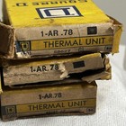 Lot Of 6 Vintage Nib Square D Ar 78 Overload Relay Thermal Units