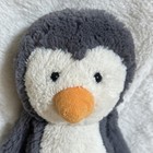 Jellycat London  adorable  Bashful Penguin Plush 12  Medium Gray White-retired