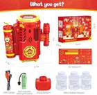 Skirfy Reusable Birthday Fireworks Bubble Machine With Lights For New Year Party