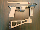 3d Printed Airsoft Gun  W  V3 Ak Gearbox  Pdw  Mp5 Magazine  Full Auto  Threaded