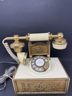 Vintage Deco-tel Rotary Dial Telephone French Provincial Victorian Style Orrnate