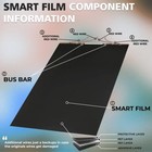 Black Pdlc Smart Film Switchable Privacy Window Tint Uv Heat Control Film