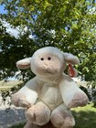 Ty Tylux Pluffies Beanie Babies Bashfully Lamb Sheep Plush Stuffed Animal Tags