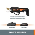 Wg330 Worx Nitro Pruning Shear lopper With Brushless Motor-ob