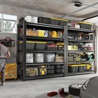Reibii 72  H Garage Shelving Heavy Duty 3000 Lbs 5 Tier Storage Shelves