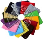 Lot Of 12 Wholesale 100  Cotton Paisley Print Bandana Head Wrap Scarf Face Mask