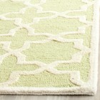 Safavieh Cambridge Light Green   Ivory Wool Runner 2 -6 X 10  - Cam125b-210