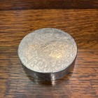 Vintage German Silver Snuff Can And Lid Copenhagen Skoal 80s