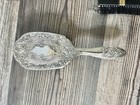 Vintage Ornate Hair Brush Comb Beard Brush Silver Plated Victorian Vanity Set